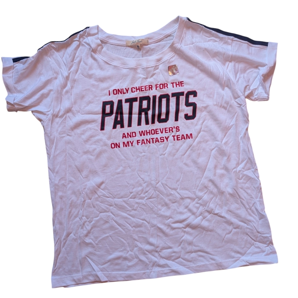 Junk Food Clothing Patriots Women's T-Shirt - White